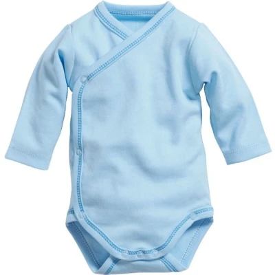 Afbeelding van Schnizler Romper Wrap Body Basic Junior Lichtblauw Maat 50