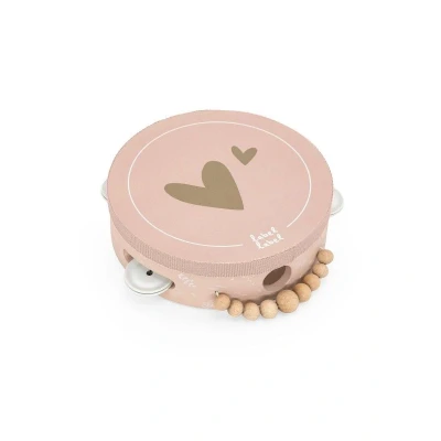 Afbeelding van Label Roze Houten Tamboerijn LLWT 04397
