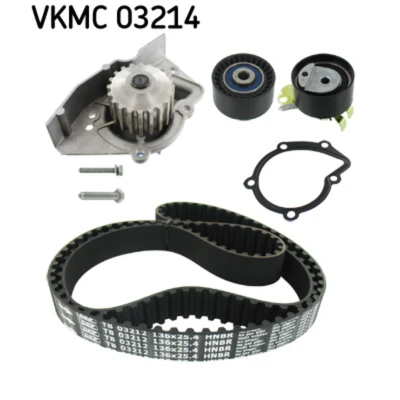 Afbeelding van Skf Distributieriem kit incl.waterpomp VKMC 03214