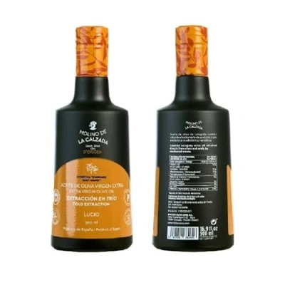 Afbeelding van Premium Extra vierge Olijfolie, Vroege oogst, Cold Extraction, Lucio variëteit, 500 ml Spaanse olie