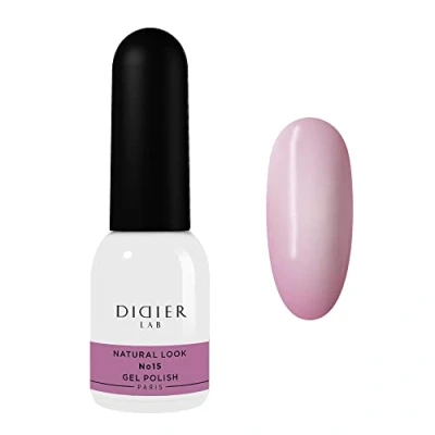 Afbeelding van Didier Lab Gel Polish Natural Look No15 Professionele Manicure en Pedicure producten Semi Transparante Textuur Jelly Effectlak Geschikt voor beginners UV Lamp