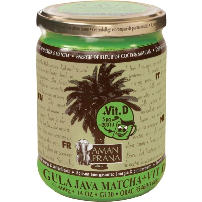 Afbeelding van Amanprana Gula java matcha + vitamine D 400 g