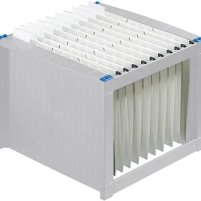 Afbeelding van Helit Hangmappendoos the rack H6110084 Lichtgrijs, Blauw 1 stuk(s)