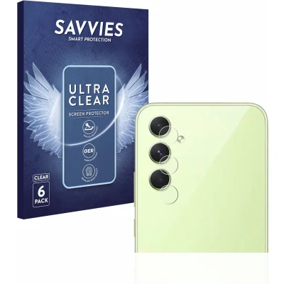Afbeelding van Savvies (6 Stuks) Schermbeschermer voor Samsung Galaxy A54 5G (ALLEEN Camera Lens) Screen Protector Ultra Transparant