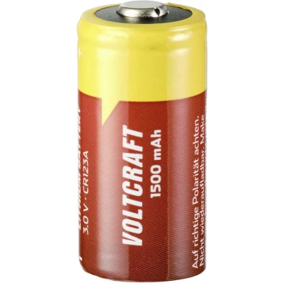 Afbeelding van VOLTCRAFT CR123A Fotobatterij Lithium 1500 mAh 3 V 1 stuk(s)