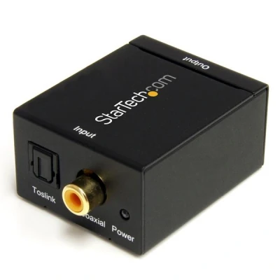 Afbeelding van StarTech.com SPDIF digitale coaxiale of Toslink optisch naar stereo RCA audioconverter