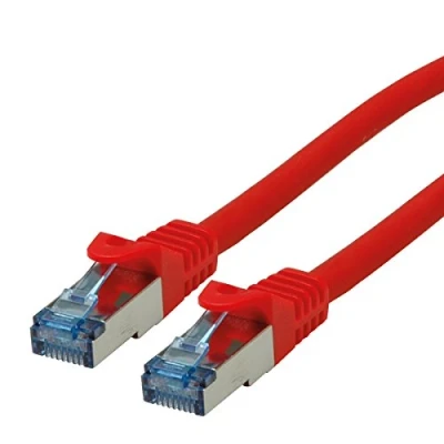 Afbeelding van ROLINE Patchkabel Cat.6A S/FTP (PiMF), Component Level, LSOH, rood, 0,3 m
