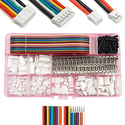 Afbeelding van JST PH 2.0 Connectors Pin Header en Lint Kabel Wire Kit 2.0mm Pitch 2/3/4/5/6/7/8 Vrouwelijke Mannelijke Behuizing