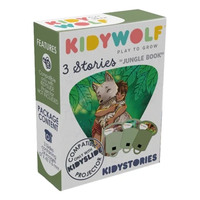 Afbeelding van Kidywolf discs voor projector zaklamp kidyslide jungle book 3st