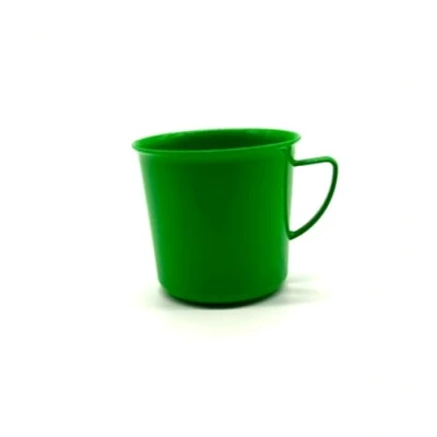 Afbeelding van Kimmel Mok theekop Koffiemok Camping Herbruikbare Onbreekbaar 330 ml, kunststof, groen