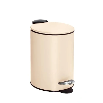 Afbeelding van Kleine Wolke Afvalemmer Silence Wit 3L