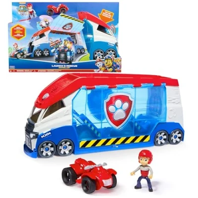 Afbeelding van PAW Patrol Transformerende Patroller met voertuigwerpers lichten en geluiden Ryder actiefiguur ATV speelgoedauto