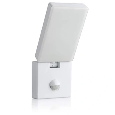 Afbeelding van SEBSON LED Buitenlamp met Bewegingssensor, Wandlamp Wit IP65 15W 900lm Koud 5800K, Verlichting Zwenkbaar Sensor 9m / 140, Buitenverlichting 230V