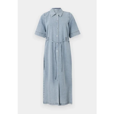 Afbeelding van Vero Moda Vmmelinda Spijkerjurk, Dames, Maat: XS, Light blue denim