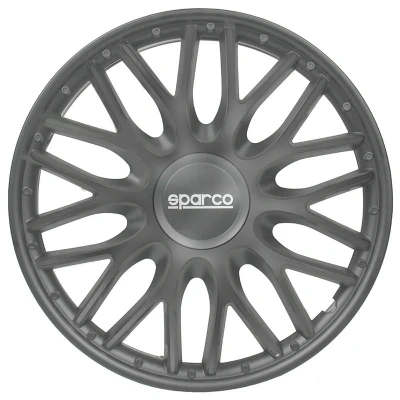 Afbeelding van Sparco 4 Delige Wieldoppenset Roma 14 inch grijs