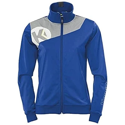 Afbeelding van Kempa Core 2.0 Poly Jacket Dames Royal Blauw Donker Grijs Melange Maat S