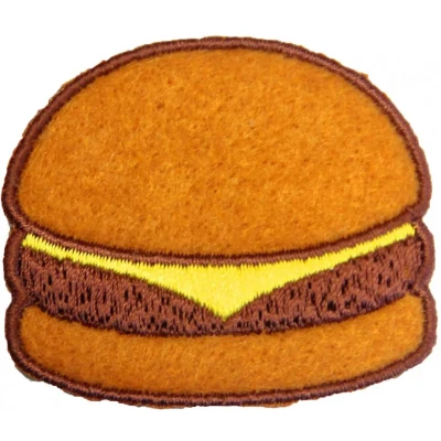 Afbeelding van Fjesta© Emoji Embleem Cheeseburger Carnaval Den Bosch