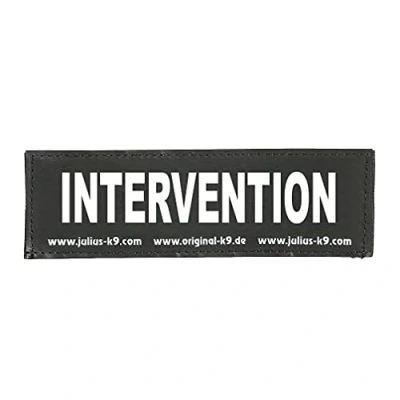 Afbeelding van Julius K9 originele verwisselbare patch, Interventie, Large, Zwart