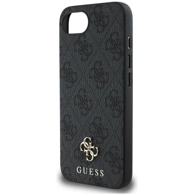 Afbeelding van Guess HC PU 4G Small Classic Case für Apple iPhone SE (2024) black (Apple SE), Smartphonehoes, Zwart