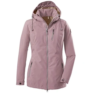 Afbeelding van G.I.G.A. DX Women&#039;s Casual softshelljack met afritsbare capuchon Solena, mallow, 34, 33059 000