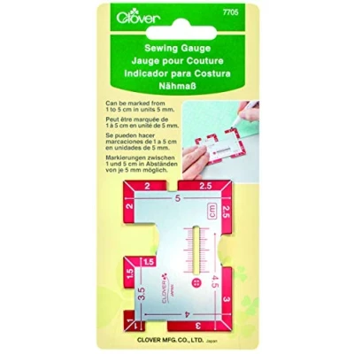 Afbeelding van Clover CL7705 naaimaat, metaal, kleurrijk, één maat