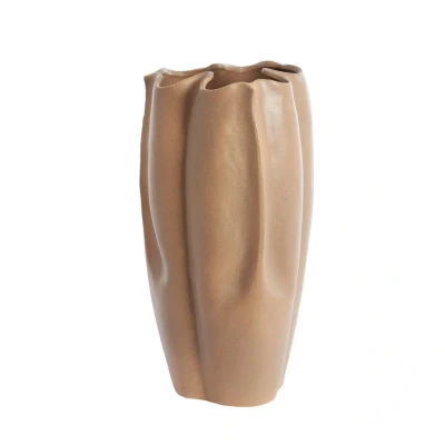 Afbeelding van Light&amp;living Vaas deco 28x27,5x56 cm SANGULI keramiek grijs bruin