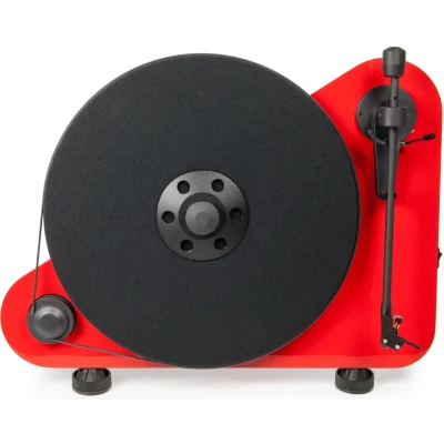 Afbeelding van Pro Ject VT E R Plug &amp; Play Analoog digitaal Rechtopstaand of liggend Ophangen aan de muur Rood