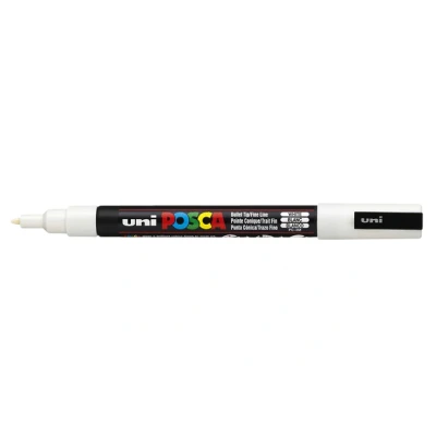 Afbeelding van Verfstift Posca PC3M F wit