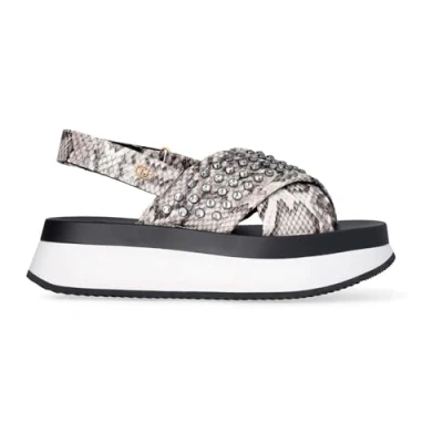 Afbeelding van LIU JO WITH Studs Sandalen met plateauzool Multi coloured, Dames, Maat: 40, coloured Pu