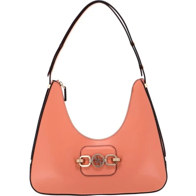 Afbeelding van GUESS Schoudertas Hensely Hobo Coral Oranje