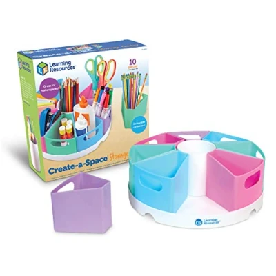 Afbeelding van Learning Resources Create a Space Opslag Centrum 10 Stuks Set, Wit