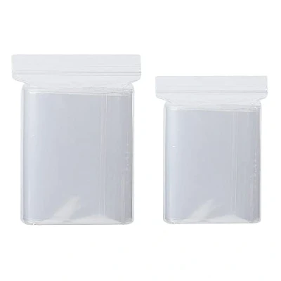 Afbeelding van Grip Seal Zakken 300 Stks 6x9/7x10cm Kleine Verzegelbare Plastic Mini Little Clear Ziplock Tas Herbruikbare Transparante Polytheen Zakjes voor Kralen Koekjes Snoepjes Sieraden Opslag