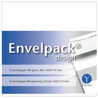 Afbeelding van Envelop Papyrus Envelpack C6 114x162mm wit