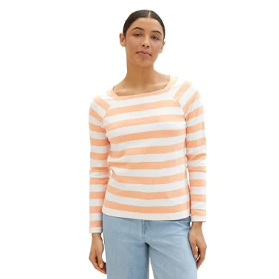 Afbeelding van Tom Tailor Shirt met lange mouwen in streep look