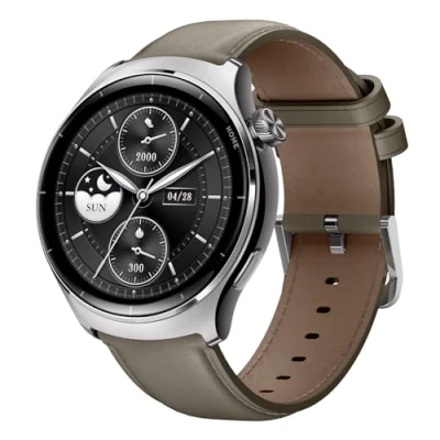Afbeelding van Mibro Lite3 Pro GPS Smartwatch Heren met Telefoonfunctie Fitnesshorloge 1,32&quot; AMOLED UHD scherm, meer dan 150 Sportmodi(Khakigrijs)