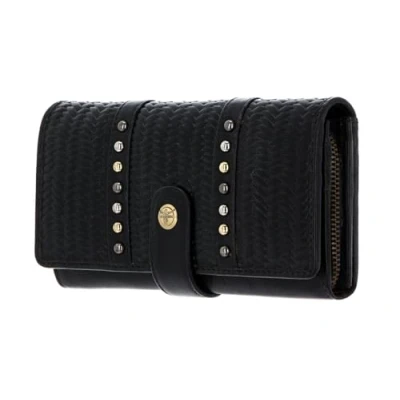 Afbeelding van CHIEMSEE Portemonnee Perth Wallet with Flap Black Zwart