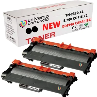 Afbeelding van UniversoCartrida® TN 2320 XL 2 Toner compatibel met Brother MFCL2700DW / MFCL2700DN MFCL2720DW MFCL2740DW DCPL2500D HLL2300D HLL2340DW HLL2365DW/HLL22220