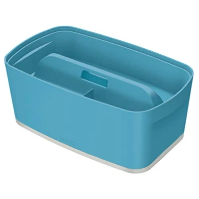 Afbeelding van Niebieski pojemnik z pokrywką 32x19x13 cm MyBox Leitz