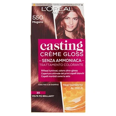 Afbeelding van Casting 550 crema mogano no ammoniaca De haarkleurstoffen