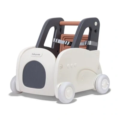 Afbeelding van Leogreen Loopwagen voor baby&#039;s, 4 in 1, multifunctioneel, met instelbare snelheid, loopwagen, speelgoedwielen 1 jaar en ouder, meisjes, jongens