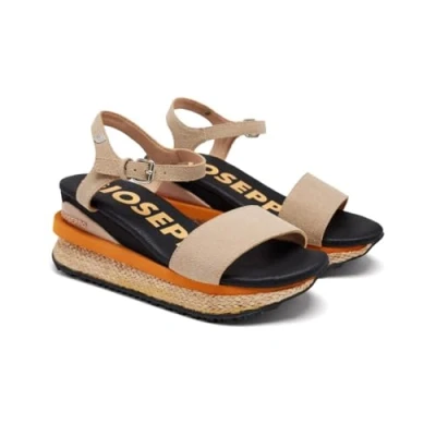 Afbeelding van GIOSEPPO Benay damessandalen met sleehak, Beige, 39 EU