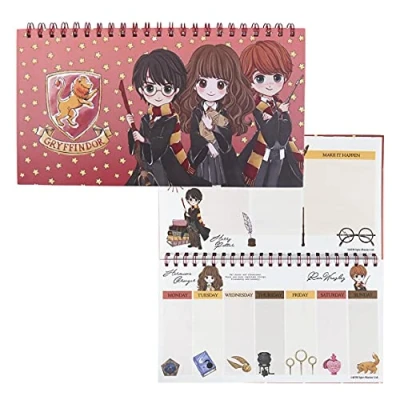 Afbeelding van Weekplanner Harry Potter Rood