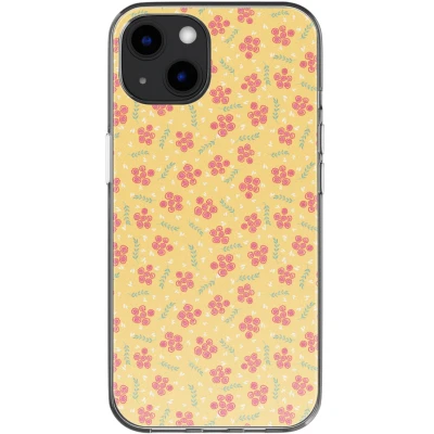 Afbeelding van imoshion hoesje Geschikt voor iPhone 13 Design Sunny Yellow Petite Flowers