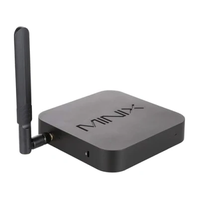 Afbeelding van MINIX NEO Z83 4 Max, Intel Cherry Trail Fanless Mini PC Windows 10 Pro (64 bit) [Intel X5 Z8350/4GB/128GB/Dual Band Wi Fi/Gigabit Ethernet/Dual Output/4K/BT4.1]. Sold Directly by MINIX.