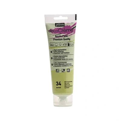 Afbeelding van Verf olijf acryl mat 120 ml Pébéo