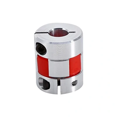 Afbeelding van Koppelingskoppeling 8 x 10 mm Flexibele askoppelingen askoppeling Clamp plum aluminium koppelingsas voor stappenmotor
