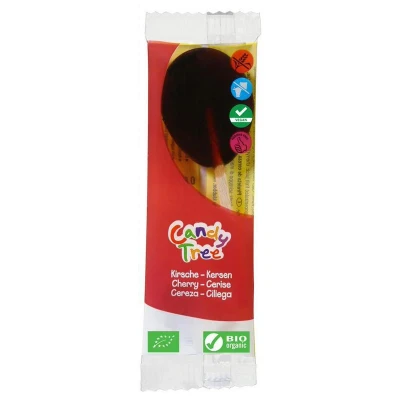 Afbeelding van Candy Tree Kersen Lollie Bio, 1 stuks