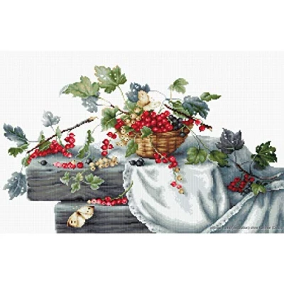Afbeelding van Luca S borduurpakket stilleven Red Currants B2262