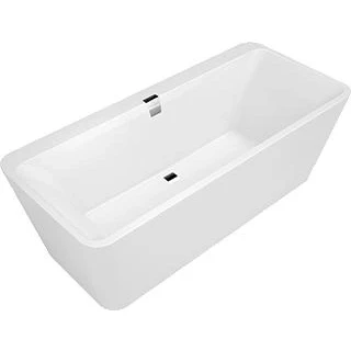 Afbeelding van Villeroy &amp; Boch Squaro Edge kunststof bad quaryl ovaal inclusief poten