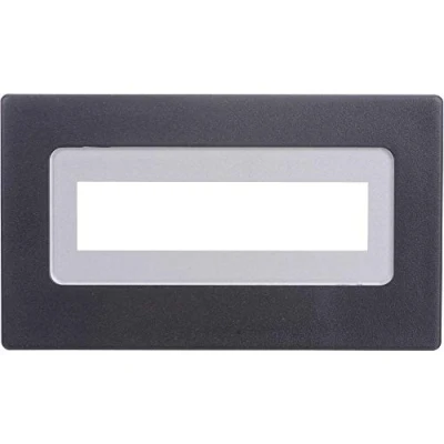 Afbeelding van h Tronic FR 216 Frontframe Zwart Geschikt voor: LCD display 16 x 2 (b d) 91 53 20 mm Kunststof